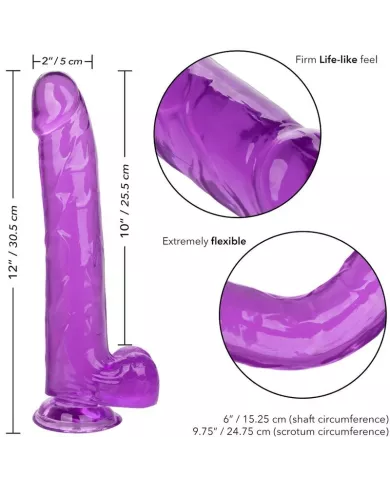 CALEXOTICS - GODE REINE TAILLE VIOLET 25.5 CM