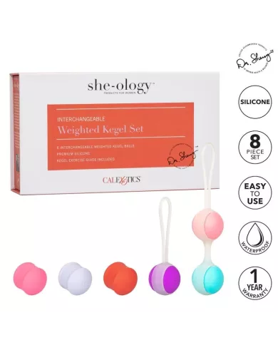 CALEXOTICS - ELLE-OLOGIE ENSEMBLE BOLAS KEGEL INTERCAMBIABLES CALEXOTICS - ELLE-OLOGIE ENSEMBLE BOLAS KEGEL INTERCAMBIABLES