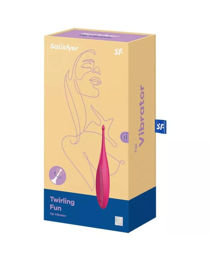 SATISFYER - VIBRATEUR TWIRLING FUN TIP ROSE