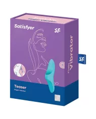 SATISFYER - VIBRATEUR  DOIGTS TEASER LUMIÈRE BLEUE SATISFYER - VIBRATEUR  DOIGTS TEASER LUMIÈRE BLEUE