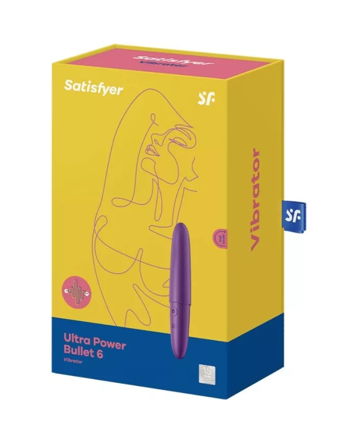 SATISFYER - ULTRA POWER BULLET 6 VIOLET SATISFYER - ULTRA POWER BULLET 6 VIOLET
