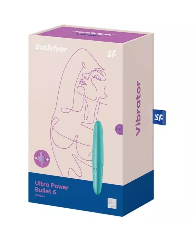 SATISFYER - ULTRA POWER BULLET 6 TURQUOISE
