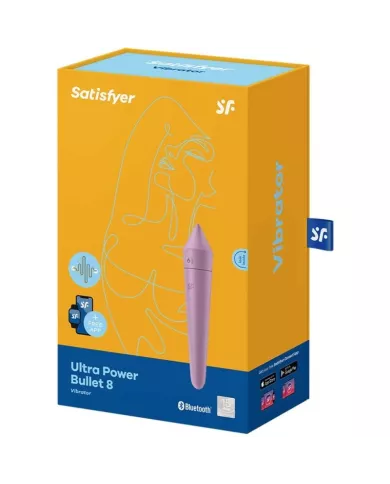 SATISFYER - ULTRA POWER BULLET 8 LILAS