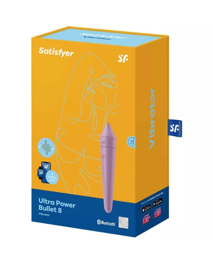 SATISFYER - ULTRA POWER BULLET 8 LILAS