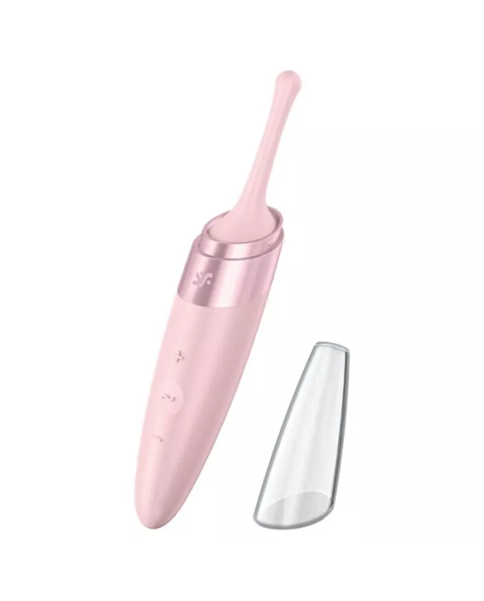SATISFYER - VIBRATEUR  POINTE DE CLIT TWIRLING DELIGHT ROSE SATISFYER - VIBRATEUR  POINTE DE CLIT TWIRLING DELIGHT ROSE
