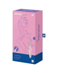 SATISFYER - VIBRATEUR  POINTE DE CLIT TWIRLING DELIGHT ROSE SATISFYER - VIBRATEUR  POINTE DE CLIT TWIRLING DELIGHT ROSE
