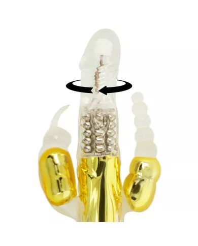 OHMAMA - VIBRATEUR MULTIFONCTIONNEL DORÉ