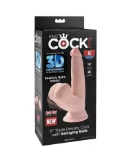 KING COCK - PLUS BALLES GODE 3D 12.7 CM KING COCK - PLUS BALLES GODE 3D 12.7 CM