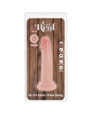 GET REAL - PÉNIS DE LUXE ÉPAIS DOUBLE DENSITÉ EN TPE 15 CM
