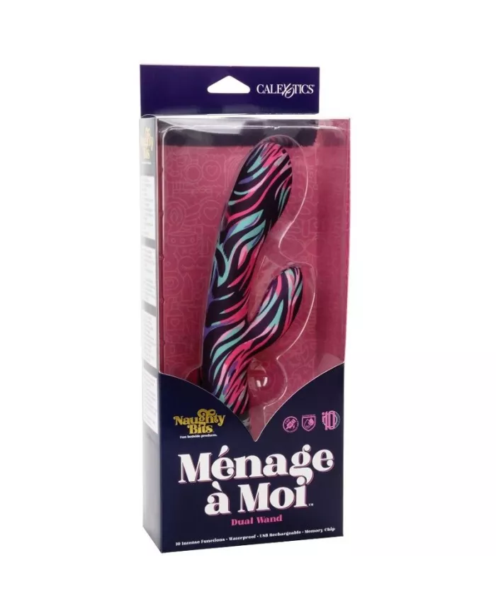 CALEXOTICS - MENAGE A MOI VIBRATEUR DOUBLE BAGUETTE CALEXOTICS - MENAGE A MOI VIBRATEUR DOUBLE BAGUETTE