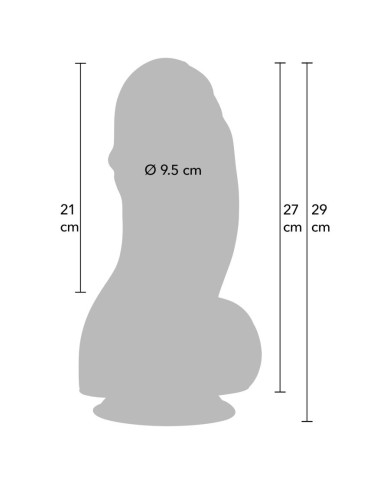 HIDDEN DESIRE - INFERNO GODEMICHET FAT BOYS 27 CM