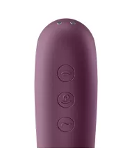 SATISFYER - VIBRATEUR DUAL KISS AIR PULSE VIN ROUGE SATISFYER - VIBRATEUR DUAL KISS AIR PULSE VIN ROUGE