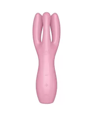 SATISFYER - VIBRATEUR THREESOME 3 ROSE SATISFYER - VIBRATEUR THREESOME 3 ROSE