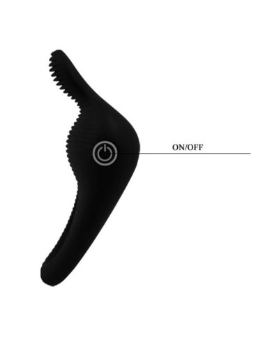 PRETTY LOVE - THIMBLE ANNEAU VIBRATEUR NOIR