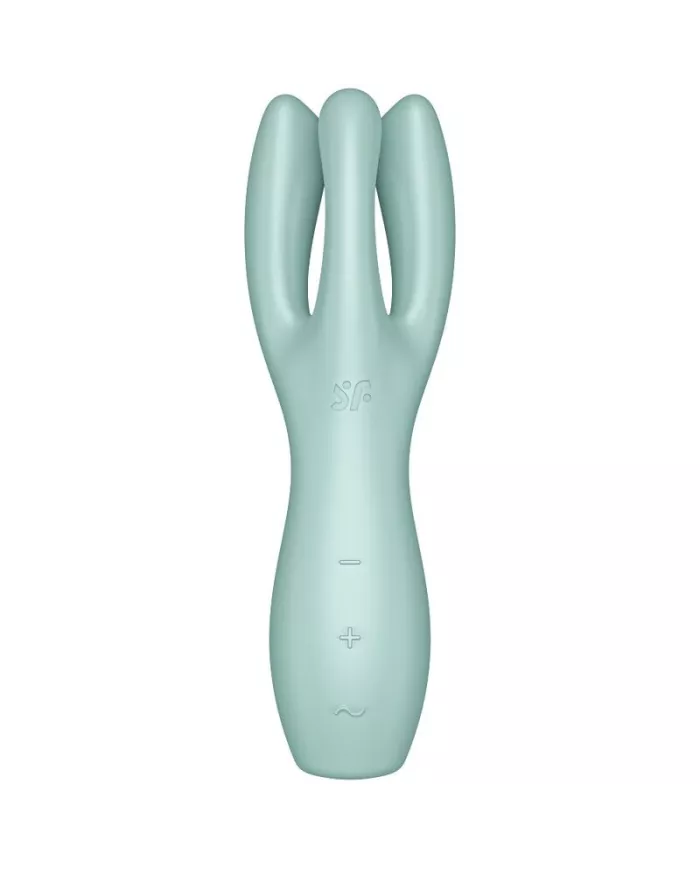 SATISFYER - VIBRATEUR THREESOME 3 MENTHE SATISFYER - VIBRATEUR THREESOME 3 MENTHE