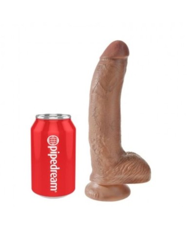 KING COCK - GODEMICHET RÉALISTE AVEC TESTICULES 22,8 CM