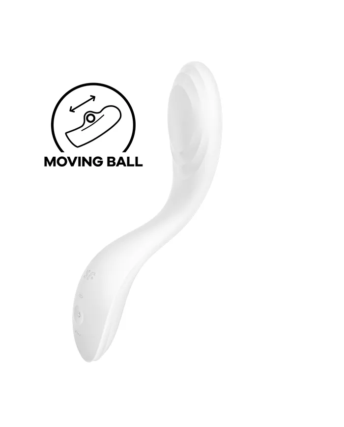 SATISFYER - VIBRATEUR SPOT G RRROLLING PLEASURE BLANC SATISFYER - VIBRATEUR SPOT G RRROLLING PLEASURE BLANC