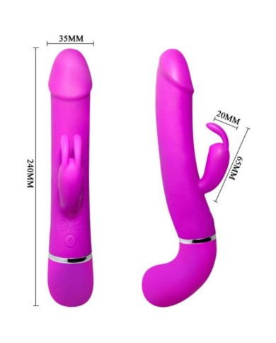 PRETTY LOVE - VIBRATEUR HENRY AVEC 12 MODES DE VIBRATION ET FONCTION SQUIRT