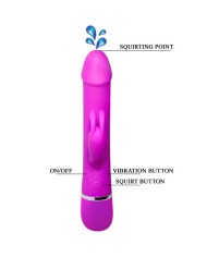 PRETTY LOVE - VIBRATEUR HENRY AVEC 12 MODES DE VIBRATION ET FONCTION SQUIRT