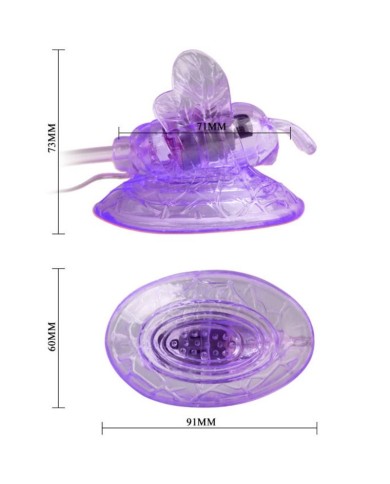 BAILE - PAPILLON VIBRANT DE STIMULATION CLITORIS LILAS