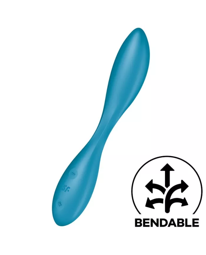 SATISFYER - VIBRATEUR MULTI G-SPOT FLEX 1 BLEU SATISFYER - VIBRATEUR MULTI G-SPOT FLEX 1 BLEU