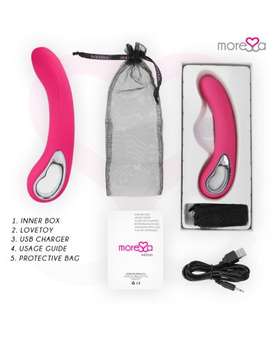 MORESSA - NELSON RECHARGEABLE EN SILICONE PREMIUM