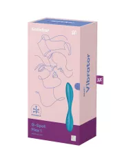 SATISFYER - VIBRATEUR MULTI G-SPOT FLEX 1 BLEU SATISFYER - VIBRATEUR MULTI G-SPOT FLEX 1 BLEU