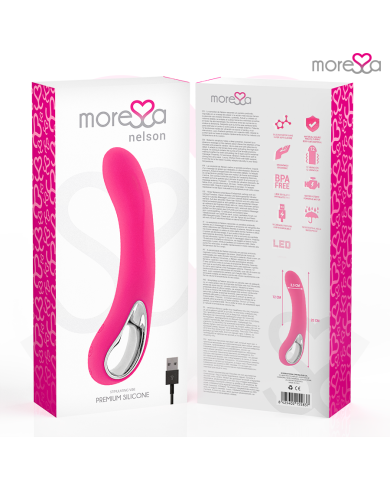 MORESSA - NELSON RECHARGEABLE EN SILICONE PREMIUM
