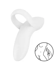SATISFYER - VIBRATEUR  DOIGTS BOLD LOVER BLANC SATISFYER - VIBRATEUR  DOIGTS BOLD LOVER BLANC