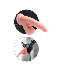 KING COCK PLUS - GODEMICHET RÉALISTE TRIPLE DENSITÉ AVEC TESTICULES MOBILES 23 CM CHAIR
