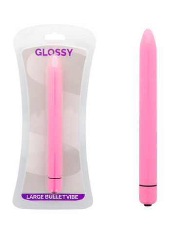 GLOSSY - VIBRATEUR SLIM DEEP ROSE