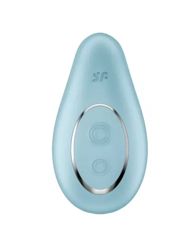 SATISFYER - VIBRATEUR  POSER DIPPING DELIGHT BLEU