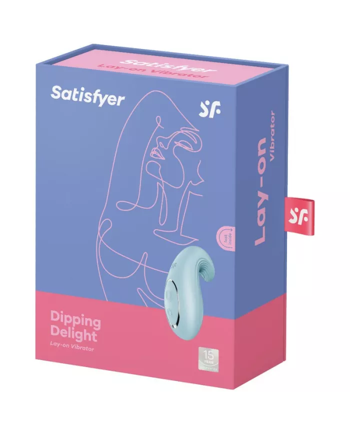 SATISFYER - VIBRATEUR  POSER DIPPING DELIGHT BLEU SATISFYER - VIBRATEUR  POSER DIPPING DELIGHT BLEU
