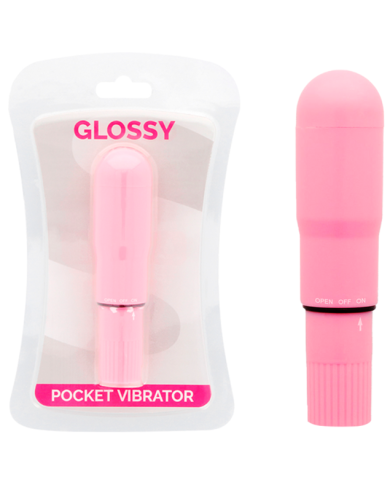 GLOSSY - VIBRATEUR DE POCHE ROSE