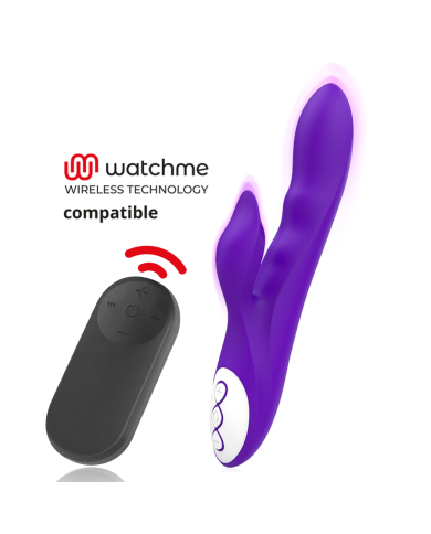 GALATEA - GALO VIBROMASSEUR VIOLET + TÉLÉCOMMANDE WATCHME