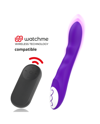 GALATEA - DANTE VIBROMASSEUR VIOLET + TÉLÉCOMMANDE WATCHME