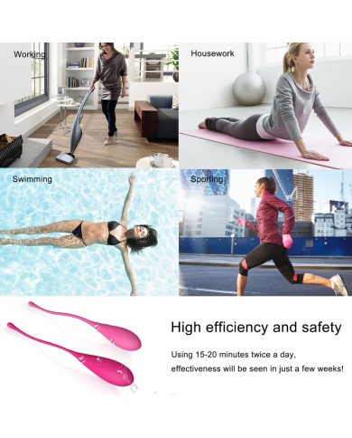 LESLIE - KEGEL FIT ENSEMBLE D'ENTRAÎNEMENT MUSCULAIRE PELVIEN 6 PCS