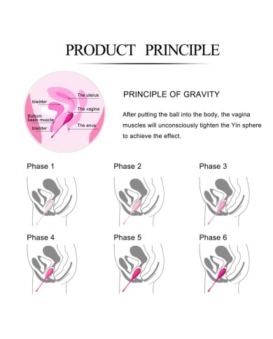 LESLIE - KEGEL FIT ENSEMBLE D'ENTRAÎNEMENT MUSCULAIRE PELVIEN 6 PCS