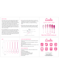 LESLIE - KEGEL FIT ENSEMBLE D'ENTRAÎNEMENT MUSCULAIRE PELVIEN 6 PCS