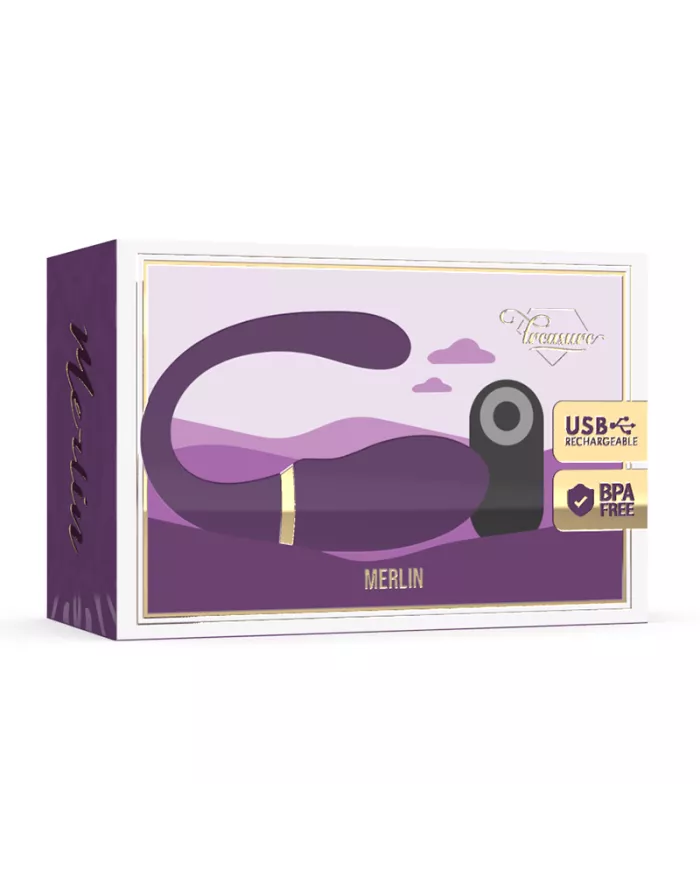 TREASURE - MERLIN DOUBLE COUPLE VIBRATEUR TÉLÉCOMMANDE