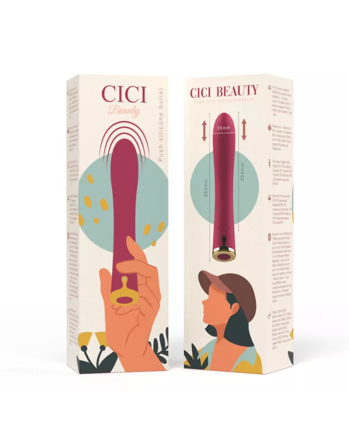 CICI BEAUTY - PREMIUM PUSH BULLET EN SILICONE