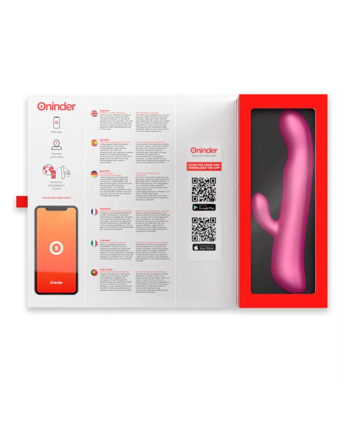 ONINDER - OSLO VIBRATION ET ROTATION ROSE - APPLICATION GRATUITE