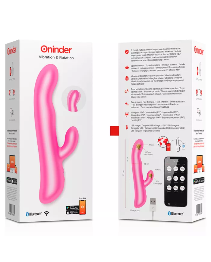 ONINDER - OSLO VIBRATION ET ROTATION ROSE - APPLICATION GRATUITE