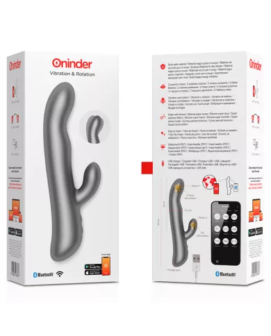 ONINDER - OSLO VIBRATION ET ROTATION NOIR - APPLICATION GRATUITE