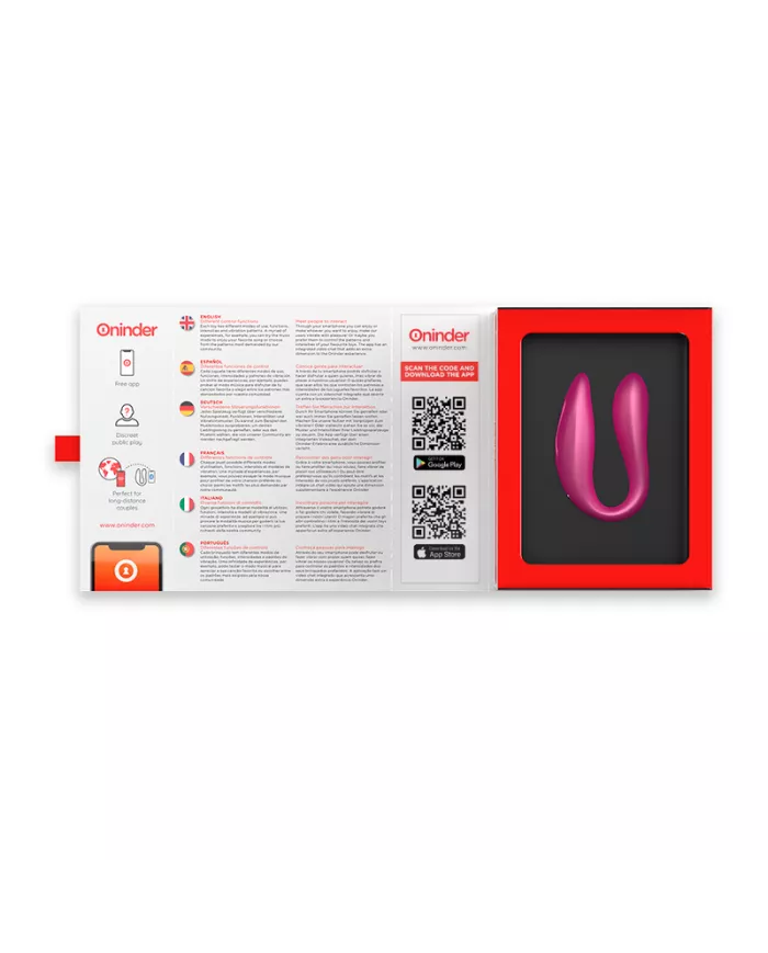 ONINDER - LISBOA G-SPOT & CLITORAL STIMULATEUR ROSE - APPLICATION GRATUITE