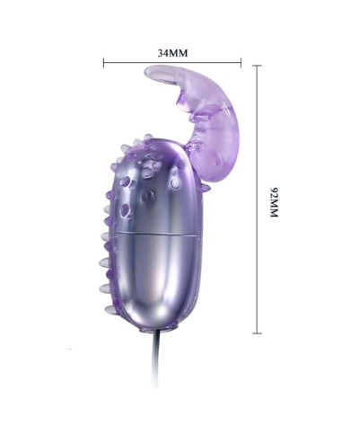 BAILE - SUPER VIBRATEUR OEUF VIBRANT AVEC STIMULATEUR