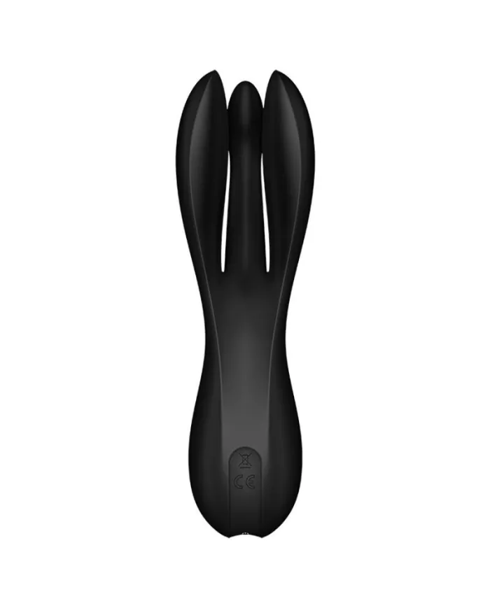 SATISFYER - VIBRATEUR THREESOME 2 NOIR