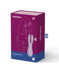 SATISFYER - VIBRATEUR THREESOME 2 VIOLET SATISFYER - VIBRATEUR THREESOME 2 VIOLET