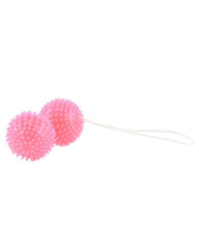BAILE - BALLES TEXTURÉES ROSE PROFONDEMENT PLAISIR 3.6 CM