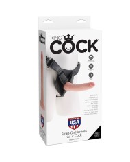 KING COCK - HARNAIS AVEC PÉNIS RÉALISTE 17,8 CM